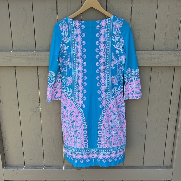 NWT Lily Pulitzer Tana Dress UPF 50 T Shirt Dress Vacation Beach Cruise Coastal - Picture 5 of 10